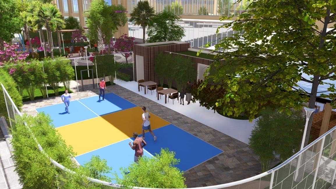 Sân thể thao đa năng – tiện ích Capital Square Đà Nẵng